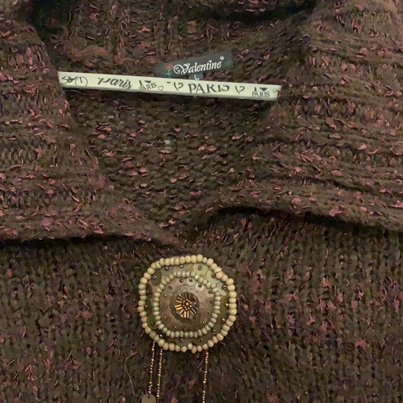 😍 Valentine sweater decorative beads L **see pics - Picture 2 of 8